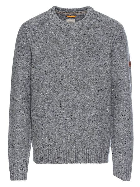 Camel Active Sweter w kolorze szarym rozmiar: 3XL. Szare swetry nierozpinane Camel Active, xl, z aplikacjami, ze skóry, bez kołnierzyka, bez ramiączek. Za 236.61 zł.