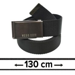 Pasek Materiałowy, Czarny 130 cm, Militarny Solidny, Klamra Zamykana Manualnie -Pako Jeans. Czarne paski Pako Jeans, bez wzorów, z jeansu, klasyczne. Za 45.00 zł.