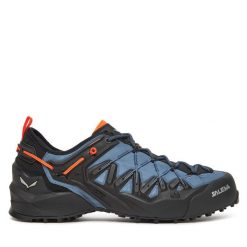 Trekkingi Salewa. Szare buty trekkingowe Salewa, bez wzorów, bez zapięcia. Za 689.99 zł.