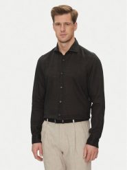 JOOP! Koszula 17 JSH-146Pai-W 30046075 Czarny Slim Fit. Czarne koszule JOOP!, m, bez wzorów, ze lnu, bez kołnierzyka, bez ramiączek. Za 509.99 zł.