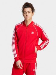 Adidas Bluza adicolor Classics SST IL2494 Czerwony Slim Fit. Czerwone bluzy Adidas, m, bez wzorów, z bawełny, bez kaptura. Za 259.99 zł.