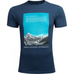 T-shirt męski TSM627 - denim - Outhorn. T-shirty marki Outhorn. W wyprzedaży za 29.99 zł.