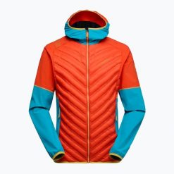 Kurtka hybrydowa męska La Sportiva Koro. Czerwone kurtki La Sportiva, m, bez wzorów, bez kaptura. Za 709.99 zł.