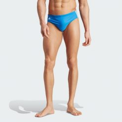 Classic 3-Stripes Swim Trunks. Białe odzież kąpielowa Adidas, m, bez wzorów, z materiału, sportowe. Za 96.99 zł.