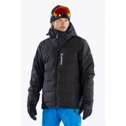Kurtka Męska Zimowa Snowboard Naturalny Puch SURFANIC Celcius Czarna. Czarne kurtki SURFANIC, m, bez wzorów, z puchu, narciarskie. Za 1,499.99 zł.