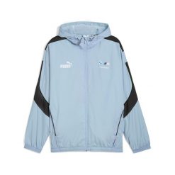 Kurtka wodoodporna Puma BMW MMS MT7+. Niebieskie kurtki przeciwdeszczowe Puma, m, bez wzorów, bez kaptura. W wyprzedaży za 381.50 zł.