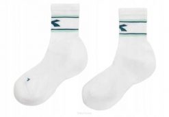 Skarpety tenisowe Diadora Socks Court. Białe skarpety Diadora, bez wzorów, z elastanu. Za 54.99 zł.