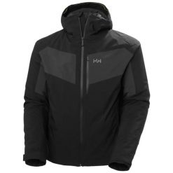 Kurtka narciarska z kapturem Helly Hansen Carv Lifaloft 2.0. Czarne kurtki narciarskie i snowboardowe Helly Hansen, m, bez wzorów, narciarskie. Za 1,451.40 zł.