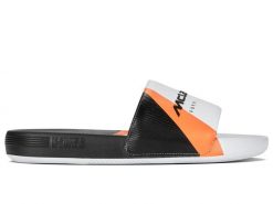 Męskie klapki K-Swiss SLIDE SNDL X MCLAREN WHITE/BLACK/PAPAYA-M (04422-196-M). Białe klapki K-SWISS. Za 169.00 zł.