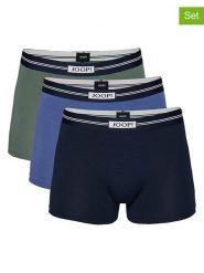 Joop! Bodywear Bokserki (3 pary) w kolorze granatowym i zielonym rozmiar: M. Niebieskie bokserki Joop! Bodywear, m, bez wzorów. Za 114.95 zł.