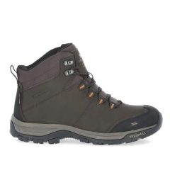 Buty trekkingowe Trespass Hiram. Brązowe buty turystyczne Trespass, bez wzorów, bez zapięcia, trekkingowe. Za 366.99 zł.