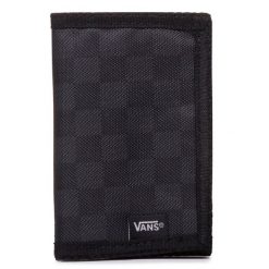 Duży Portfel Męski Vans. Czarne portfele Vans, bez wzorów. Za 69.99 zł.