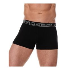 Bokserki męskie bawełniane Brubeck COMFORT COTTON. Czarne bokserki Brubeck, m, bez wzorów, z bawełny. Za 39.99 zł.