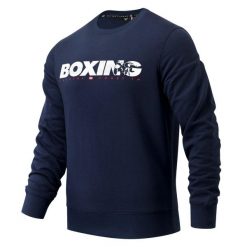 Bluza męska EXTREME HOBBY BOLD BOXING. Niebieskie bluzy EXTREME HOBBY, m, bez wzorów, z bawełny, bez kaptura. Za 199.00 zł.
