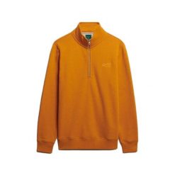 Sweter zapinany na zamek Superdry Henley. Brązowe swetry nierozpinane Superdry, na zimę, m, bez wzorów, bez kołnierzyka, bez ramiączek. Za 327.70 zł.