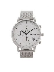 BOSS Zegarek Skymaster 1513933 Srebrny. Szare, analogowe zegarki Boss, srebrne. Za 1,149.00 zł.