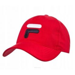 Czapka tenisowa Fila Baseball Cap Max czerwona. Czerwone czapki z daszkiem Fila, na zimę, bez wzorów. Za 79.00 zł.