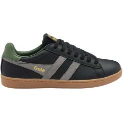 Sneakersy ze skóry Gola Equipe II. Czarne buty sportowe casual Gola, bez wzorów, ze skóry, bez zapięcia. Za 381.00 zł.