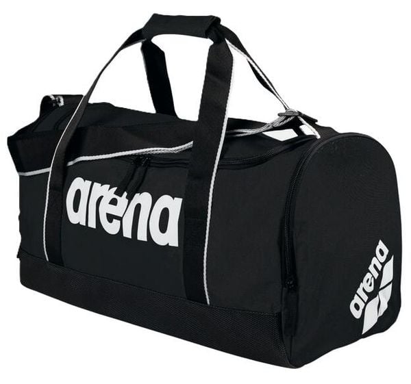 Torba sportowa na basen Arena Spiky 2 Small 25l. Czarne torby na ramię Arena, bez wzorów, z materiału, na ramię, bez dodatków. Za 141.98 zł.