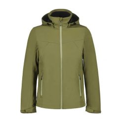 Kurtka softshell z ociepleniem polarowym Icepeak BRIMFIELD. Zielone kurtki przeciwdeszczowe Icepeak, m, bez wzorów, z polaru, bez kaptura. Za 341.35 zł.