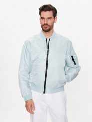 Calvin Klein Kurtka bomber Hero K10K109907 Niebieski Relaxed Fit. Niebieskie kurtki CALVIN KLEIN, m, bez wzorów, z syntetyku, bez kaptura. Za 919.99 zł.