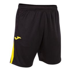Szorty Joma Championship VII. Czarne szorty Joma, bez wzorów, z poliesteru, sportowe. Za 114.05 zł.
