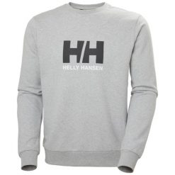 Bluza Helly Hansen HH Logo 2.0. Szare bluzy Helly Hansen, m, bez wzorów, z bawełny, bez kaptura. W wyprzedaży za 291.05 zł.