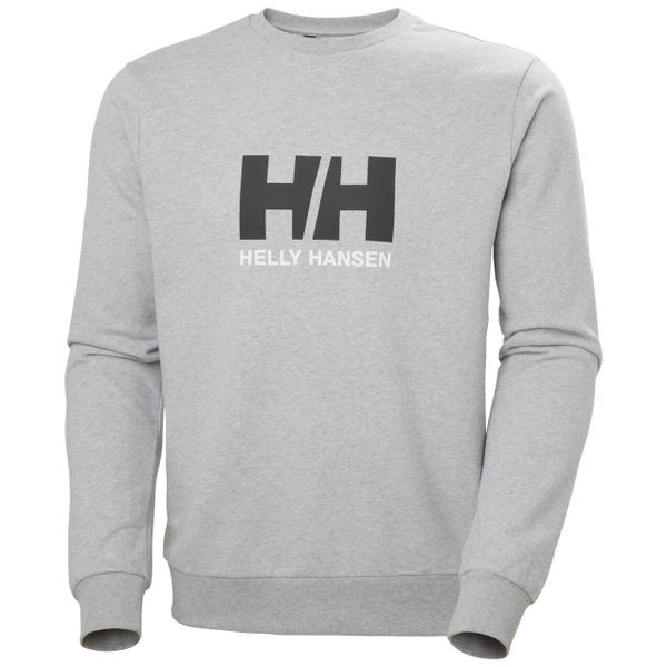 Bluza Helly Hansen HH Logo 2.0. Szare bluzy Helly Hansen, m, bez wzorów, z bawełny, bez kaptura. W wyprzedaży za 273.45 zł.