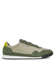 BOSS Sneakersy Titanium 50536524 Zielony. Zielone buty sportowe casual Boss, bez wzorów, ze skóry, bez zapięcia. Za 489.99 zł.