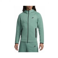 Bluza sportowa męska Nike Tech Fleece Windrunner. Zielone bluzy z kapturem Nike, m, bez wzorów, z kapturem. Za 756.00 zł.