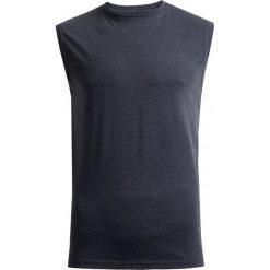 Koszulka bez rękawów męska TSM600 - denim melanż - Outhorn. Bezrękawniki marki Outhorn. W wyprzedaży za 19.99 zł.