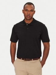 Jack&Jones Polo Jaxon 12268227 Czarny Regular Fit. Czarne koszulki polo Jack&Jones, l, bez wzorów, z bawełny, bez kołnierzyka, bez ramiączek. Za 79.99 zł.