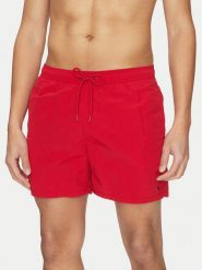 Tommy Hilfiger Szorty kąpielowe UM0UM03477 Czerwony Regular Fit. Czerwone kąpielówki Tommy Hilfiger, m, bez wzorów, z syntetyku. Za 159.99 zł.