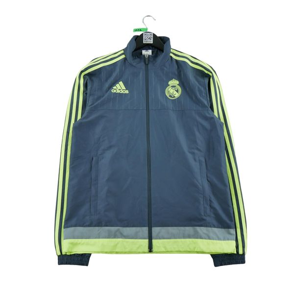 Second life - Kurtka męska Adidas Real Madrid F.C - Stan bardzo dobry. Szare kurtki Adidas, l, bez wzorów, bez kaptura. Za 119.24 zł.