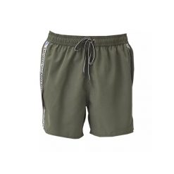 Bokserki pływackie Mężczyzna EMPORIO ARMANI CONNECTED Swimwear. Zielone bokserki EA7, m, bez wzorów, ze skóry. Za 169.70 zł.