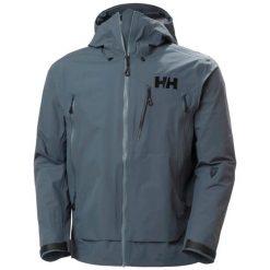 Kurtka turystyczna Helly Hansen Odin 9 World 3.0. Szare kurtki Helly Hansen, m, bez wzorów, bez kaptura. Za 1,878.00 zł.