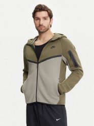 Nike Bluza Windrunner HV0949 Khaki Regular Fit. Brązowe bluzy Nike, m, bez wzorów, z bawełny, bez kaptura. Za 529.99 zł.