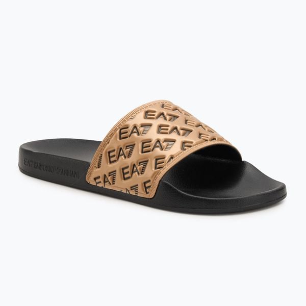 Klapki EA7 Emporio Armani Water Sports All Over. Czarne klapki EA7 Emporio Armani, z materiału. Za 149.99 zł.
