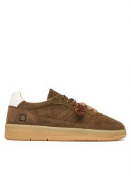D.A.T.E. Sneakersy M451-C2-SD Zielony. Zielone buty sportowe casual D.A.T.E., bez wzorów, ze skóry, bez zapięcia. Za 909.99 zł.