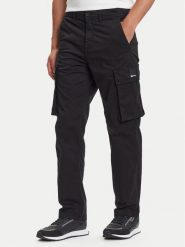 Karl Lagerfeld Jeans Spodnie materiałowe A3M10085 Czarny Regular Fit. Czarne spodnie materiałowe Karl Lagerfeld Jeans, m, bez wzorów, z bawełny. Za 449.99 zł.