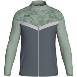 Poliestrowa bluza dresowa Jako Iconic. Szare bluzy z kapturem JAKO, xl, bez wzorów, z dresówki, z kapturem. Za 167.40 zł.