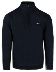 Wygodna Bluza - Pako Jeans - Rozpinany Kołnierz - Granatowa. Niebieskie bluzy Pako Jeans, l, bez wzorów, z bawełny, bez kaptura. Za 195.00 zł.