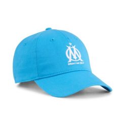 Czapka 5-panelowa OM Essentials. Niebieskie czapki zimowe Puma, bez wzorów. Za 164.00 zł.