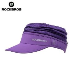 Czapka przeciwsłoneczna na lato ROCKBROS. Fioletowe czapki z daszkiem ROCKBROS, na lato, bez wzorów, z bawełny. Za 83.60 zł.
