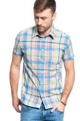 WRANGLER SS 1 PKT SHIRT MĘSKA KOSZULA GOSSAMER GREEN W5J14MG07 112130162. Zielone koszule Wrangler, m, bez wzorów, bez kołnierzyka, bez ramiączek. Za 129.99 zł.