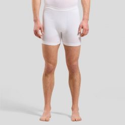Bokserki męskie Odlo Boxer PERFORMANCE X-LIGHT ECO. Białe bokserki ODLO, l, bez wzorów. Za 179.99 zł.