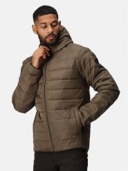 Regatta Kurtka puchowa Helfa RMN154 Zielony Regular Fit. Zielone kurtki Regatta, m, bez wzorów, z puchu, bez kaptura. Za 139.99 zł.