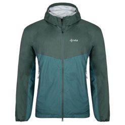 Męska kurtka outdoorowa Kilpi HURRICANE-M. Niebieskie kurtki Kilpi, l, bez wzorów, z materiału, z kapturem. Za 335.50 zł.