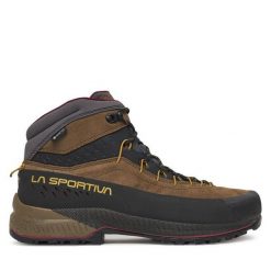 Trekkingi La Sportiva. Brązowe trekkingi La Sportiva, bez wzorów, z gore-texu, bez zapięcia. Za 1,149.00 zł.