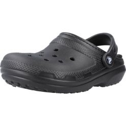 Sandały CROCS CLASSIC LINED CLOG Czarny. Czarne sandały Crocs, z gumy, bez zapięcia. Za 263.99 zł.